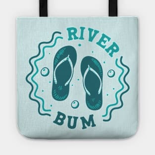 River Bum // Fun Summer Flip Flop Badge Tote