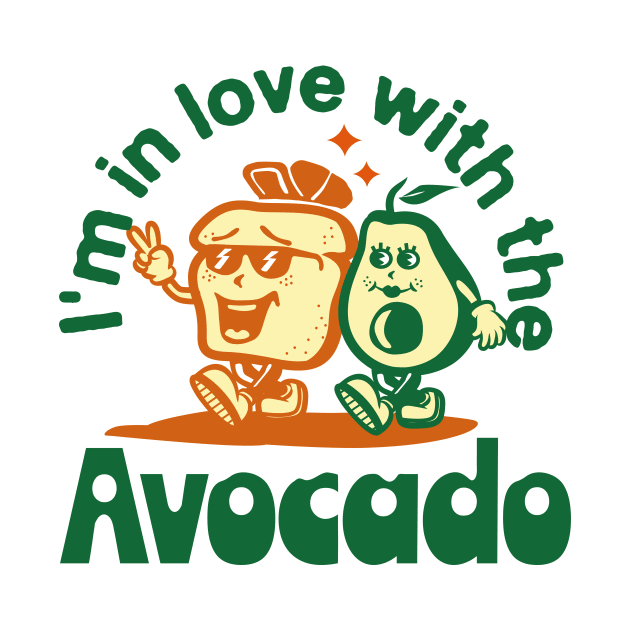 I'm in love with the avocado retro funny by Graffas