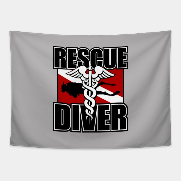 Rescue Diver Tapestry by TCP