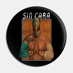 Vintage Wwe Sin Cara Pin