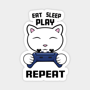 Eat sleep play repeat Magnet