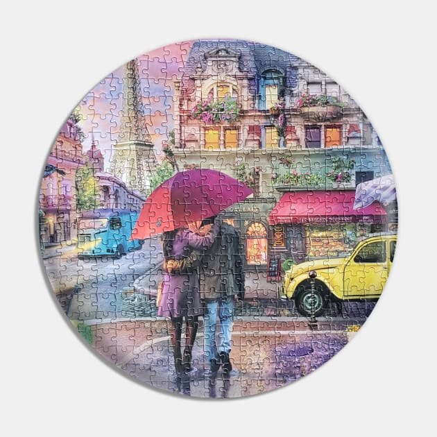 Paris Couple Pin by RedRock