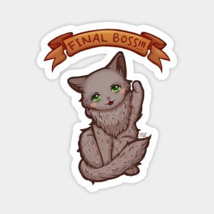 Kitty Final Boss Illustration Magnet