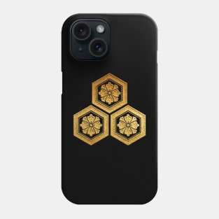 Gold Mitsumori Kikko ni Ken Hanakaku Kamon Phone Case