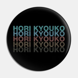 Vintage Proud Name Kyouko Personalized Birthday Retro Pin