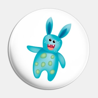 Laughing Rabbit Pin