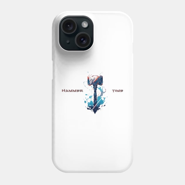 Hammer Time Phone Case by MythicLegendsDigital