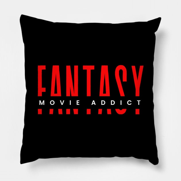 Fantasy movie addict minimalistic design Pillow by Digital Mag Store