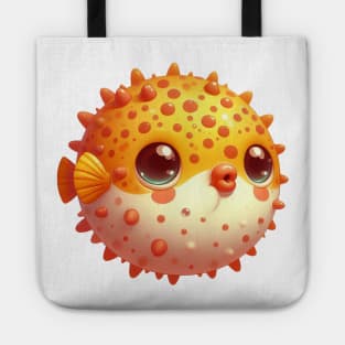 Cute Puffer Fish Tote