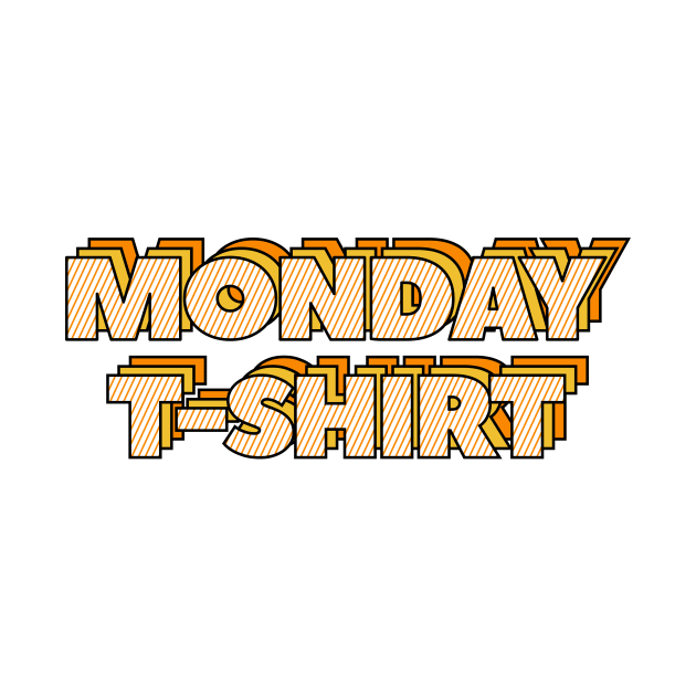 Monday T-Shirt by cilukba.lab