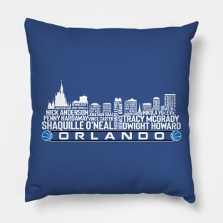 Orlando City Basketball Team All Time Legends, Pillow