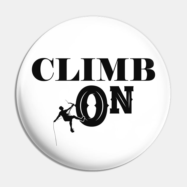 Climber - Climb on Pin by KC Happy Shop