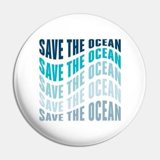 Save the ocean Pin