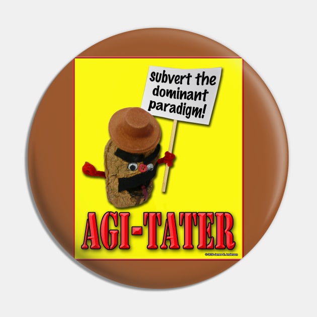 Agi-Tater Pin by JEAndersonArt