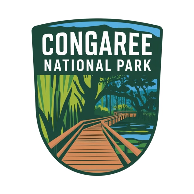 Boardwalk Loop Congaree National Park South Carolina by Perspektiva