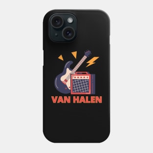 Van Halen guitar and sound system Phone Case