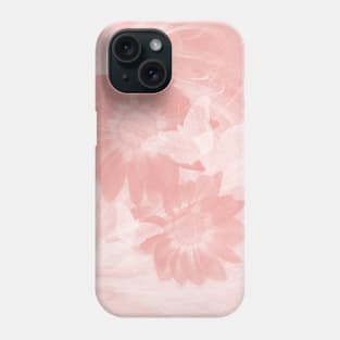 Mysterious flowers and butterflies in pink Phone Case