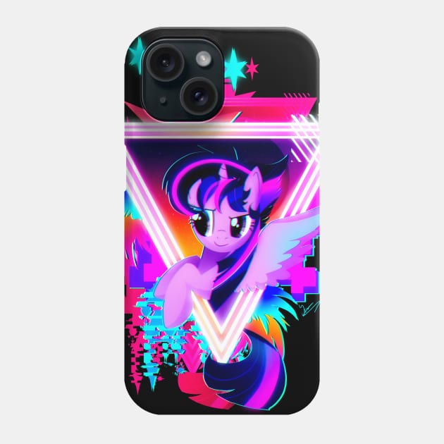 Neon Twilight Sparkle Phone Case by Ilona's Store