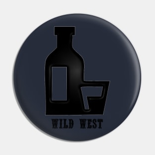 Western Era - Wild West Whiskey Bottle and Glass Pin