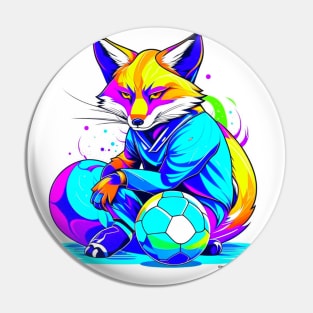 Super Soccer Fox Pin