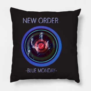 New ORder Blue Monday Pillow