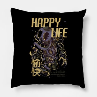 happy life Pillow