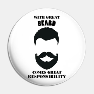 With Great Beard Pin