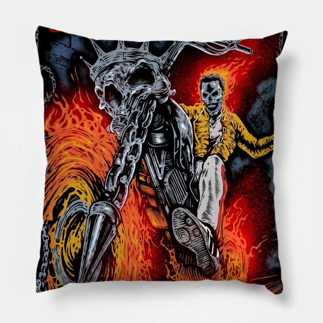 "RIDE" Pillow by joeyjamesartworx