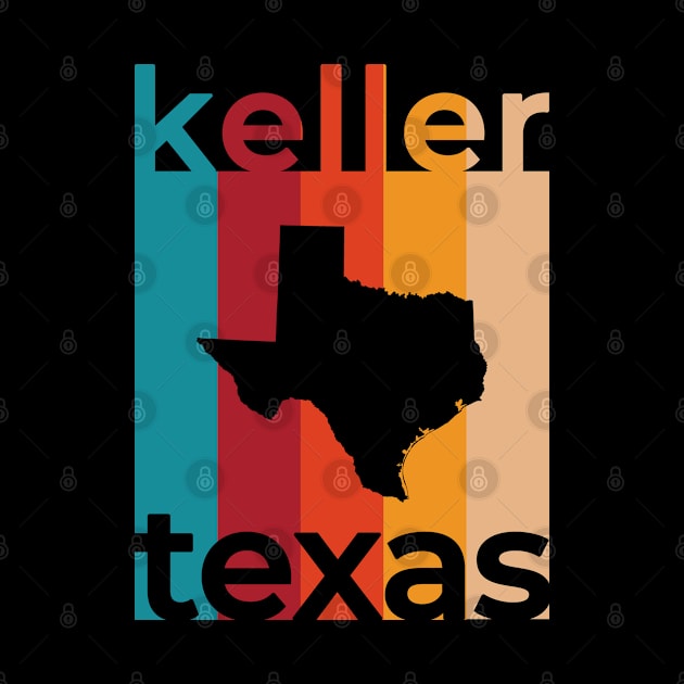 Keller Texas Retro by easytees