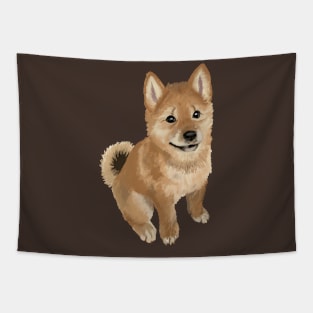 Shiba Puppy Tapestry