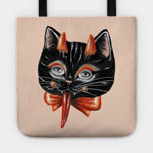 Devil cat Tote