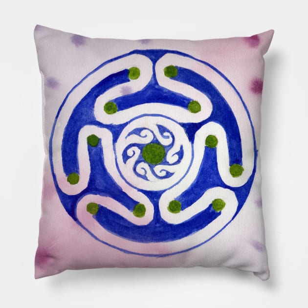 Hekate’s Wheel Pillow by lindaursin