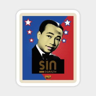 Khmer Pop Star Sin Sisamuth Magnet