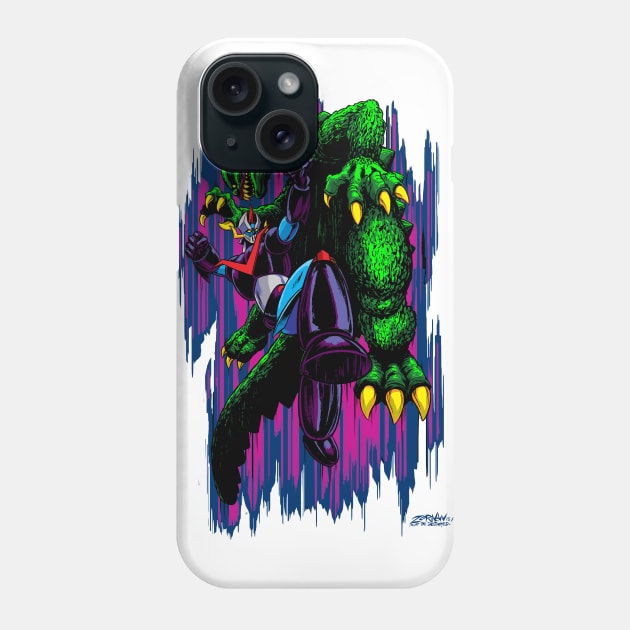 SHOGUN WARRIORS 1 Phone Case by ZornowMustBeDestroyed