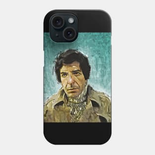 Leonard cohen pop art Phone Case