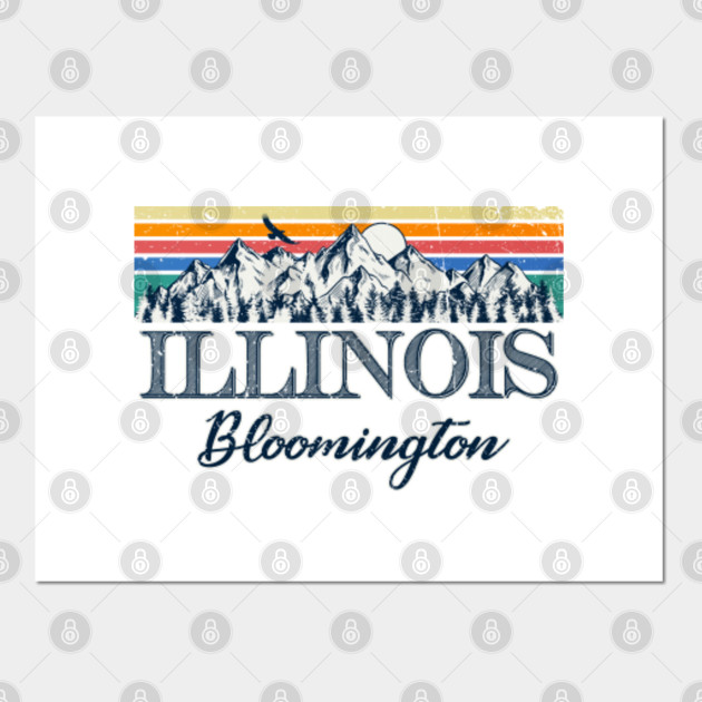 Bloomington Illinois Retro Vintage Aesthetic Bloomington Illinois Posters And Art Prints Teepublic No bother at all, i'm more than willing. teepublic