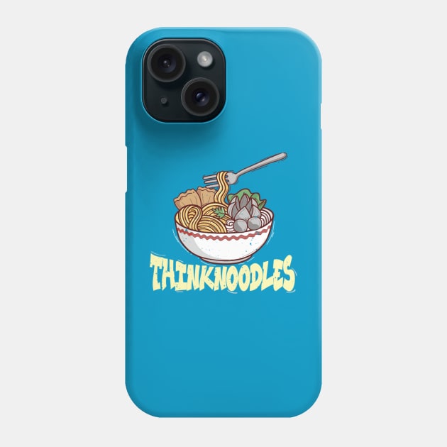 "Savor Noodle Thoughts, Unite Minds, Feel Alive" Phone Case by AnnA production