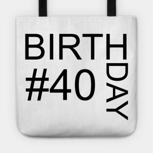 40th birthday Tote