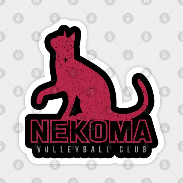 Nekoma Volleyball Club Magnet by merch.x.wear