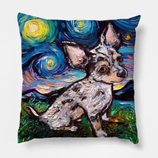 Merle Teacup Chihuahua Night Pillow