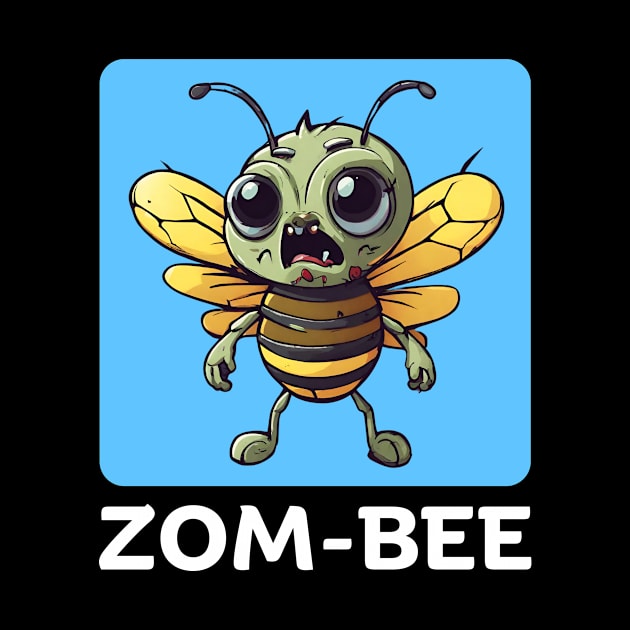 Zom-Bee | Bee Pun by Allthingspunny