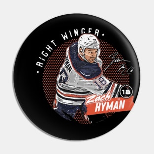 Zach Hyman Edmonton Dots Pin