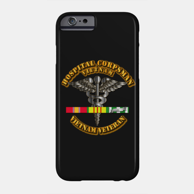 Navy Hospital Corpsman W Vietnam Svc Ribbons Marines Phone Case Teepublic