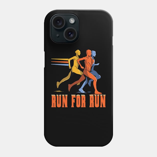 Athlete Race Run Jog Phone Case by SiegfriedIlligDesign