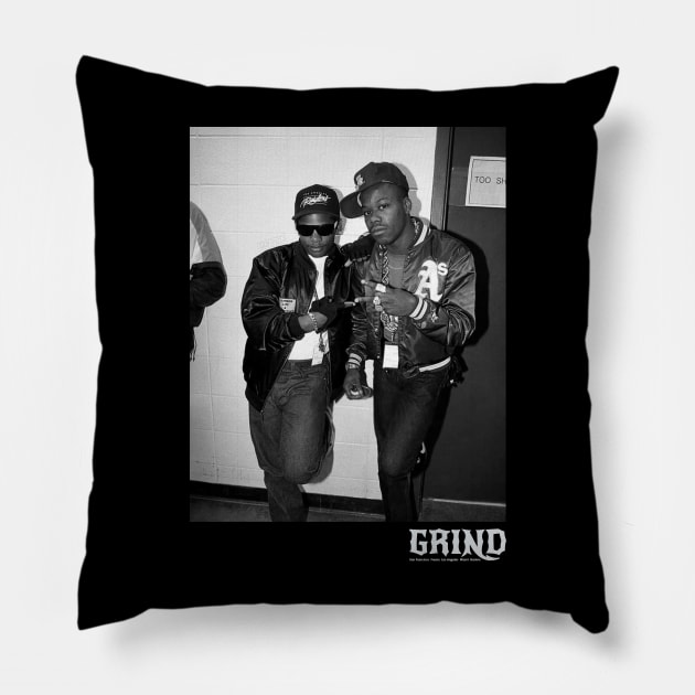 Westcoast Rap Originators Pillow by GRIND