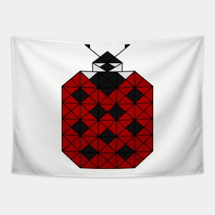 Ladybug - Geometric Abstract Tapestry