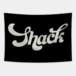 Shack Retro 90s Style Design Tapestry