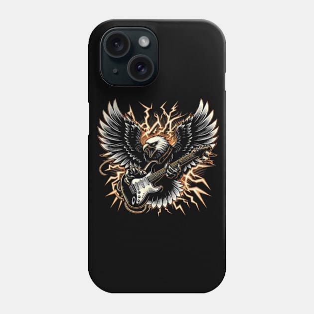 A Roaring Eagle Clutching A Guitar, Toby keith Phone Case by StyleTops