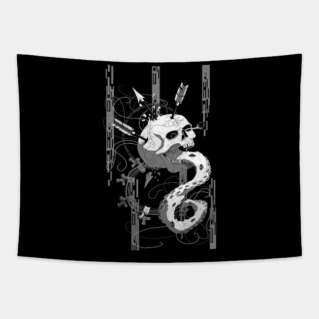 Hellish 2 Tapestry by Nogh.art