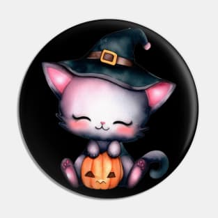 Little Cuties - Halloween Kitty Pin